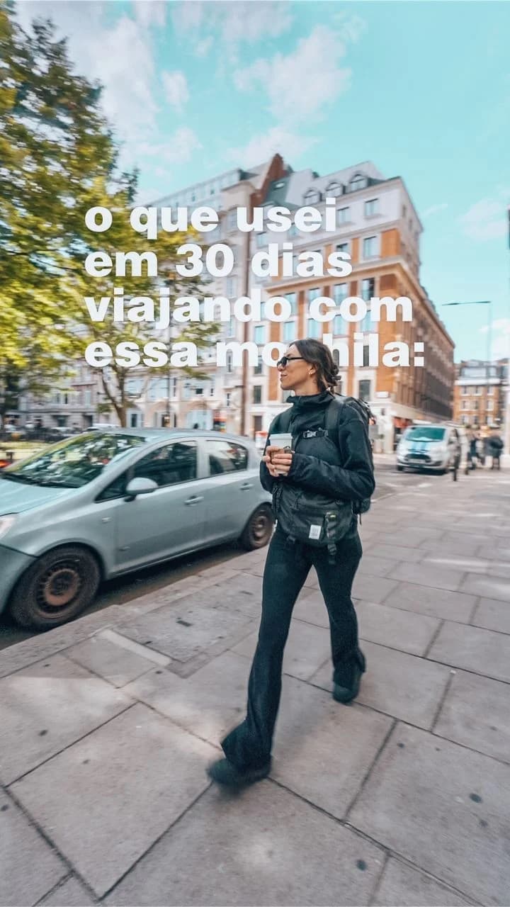 O que eu usei em 30 dias viajando com uma mochila